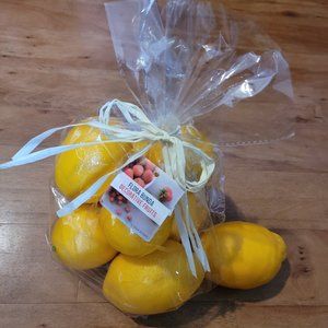 Flora Bunda Decorative Lemons (Qty 8 in Bag)